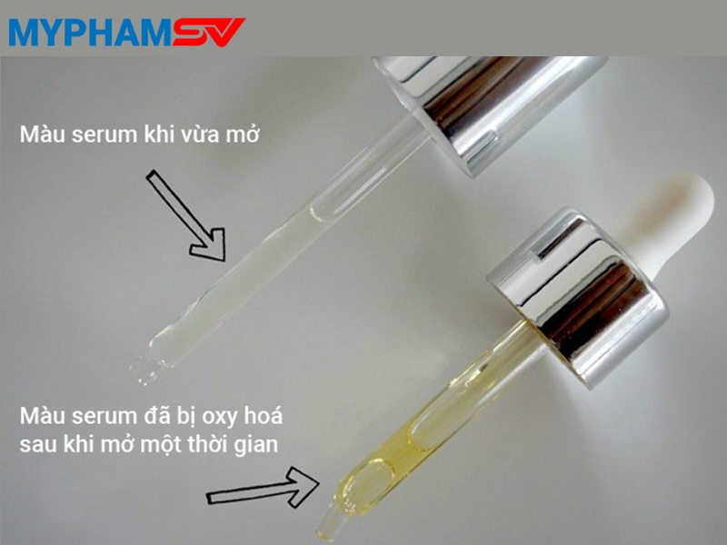 Cách kiểm tra serum bị oxy hóa để 