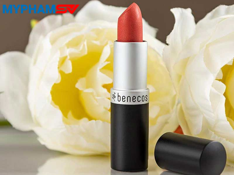 Son môi lâu trôi không chứa chì cho bà bầu và người có làn da nhạy cảm. Gợi ý sản phẩm an toàn nhất hiện nay Benecos Natural Lipstick